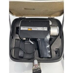 Vintage Canon Super 8 Zoom 250 Movie Camera W/ Original Case - Untested